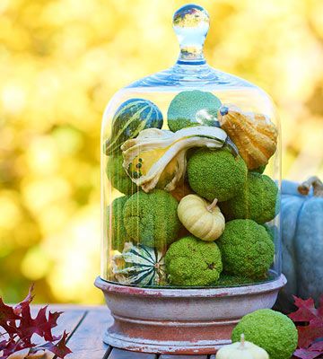 28 őszi dekorációs ötlet – üveg harang1