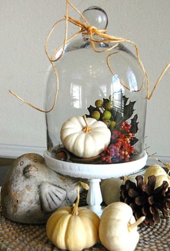 28 őszi dekorációs ötlet – üveg harang15