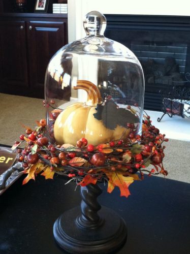 28 őszi dekorációs ötlet – üveg harang6