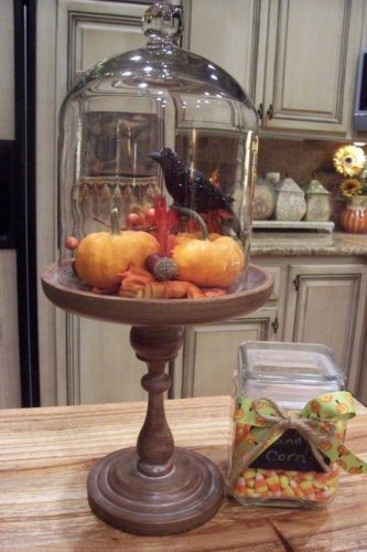 28 őszi dekorációs ötlet – üveg harang7