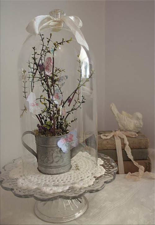 45 tavaszi húsvéti dekorációs ötlet üvegharang5